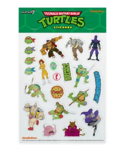 Super7 Teenage Mutant Ninja Turtles ReAction Figures - Carry Case With Michelangelo (Metallic) Movies & TV