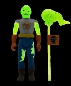 Super7 Movies & TV Toxic Avenger X Brain Dead ReAction Figure - Toxie (Glow)