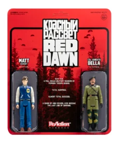 Super7 Movies & TV Red Dawn Reaction Figure 2-Pack - Pack B (Matt And Bella)