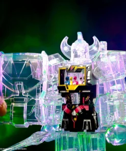 Super7 Movies & TV Mighty Morphin Power Rangers Super Cyborg - Megazord (Clear)
