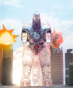 Super7 Mighty Morphin Power Rangers Super Cyborg - Dragonzord (Clear)