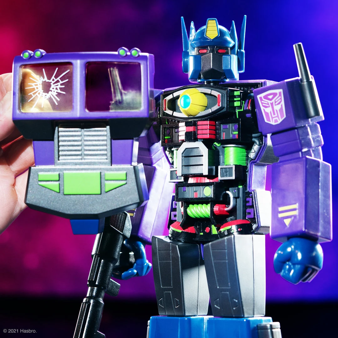 Super7 Transformers Super Cyborg - Optimus Prime (Shattered Glass Purple) Animation 8 Super7 Transformers Super Cyborg - Optimus Prime (Shattered Glass Purple) Animation