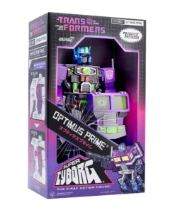 Super7 Transformers Super Cyborg - Optimus Prime﻿ (Shattered Glass Purple) Animation