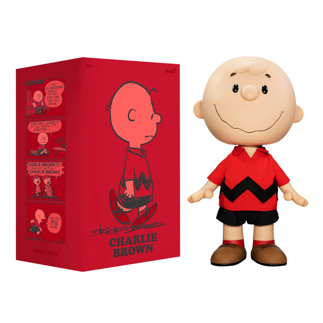 Super7 Peanuts Supersize - Charlie Brown (Red Shirt) 3 Super7 Peanuts Supersize - Charlie Brown (Red Shirt)
