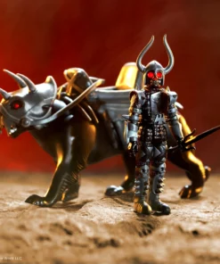 Super7 The Four Worstmen Of The Apocalypse ReAction Figure - Black Falcon And Famine Puma The Worst