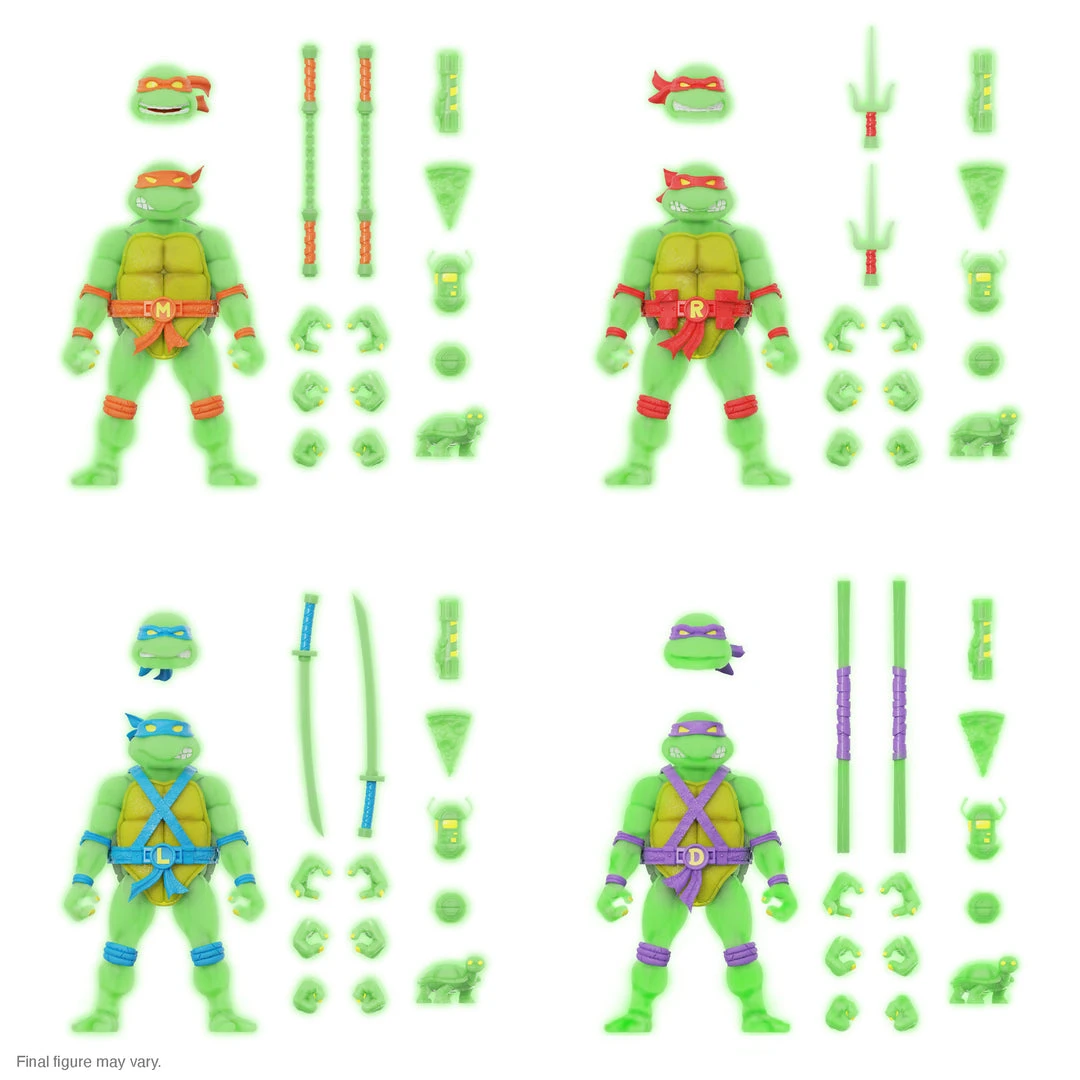 Teenage Mutant Ninja Turtles ULTIMATES! Mutagen Ooze Glow Figures (Super7 Exclusive) 3 Teenage Mutant Ninja Turtles ULTIMATES! Mutagen Ooze Glow Figures (Super7 Exclusive)