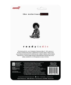 Super7 Music Notorious B.I.G. ReAction Figure - The Original 7 Super7 Music Notorious B.I.G. ReAction Figure - The Original
